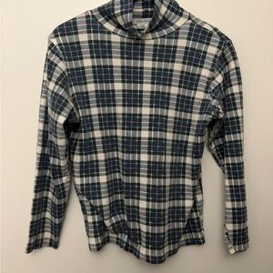 Plaid Long Sleeve Top